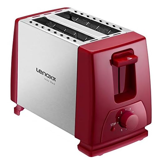 Torradeira Inox Red, 127v, Lenoxx, PTR203_127
