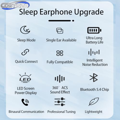Image of Comfortable Side Sleeping Sleep Earbuds for Side Sleepers (Obsidian Black)