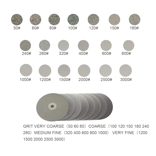 Disques de roue diamantés plats DZQ grain 120 pour façonner la pierre - 3
