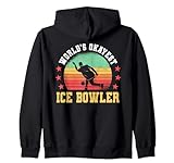 Ice Bowling Player Design Winter Team Sport