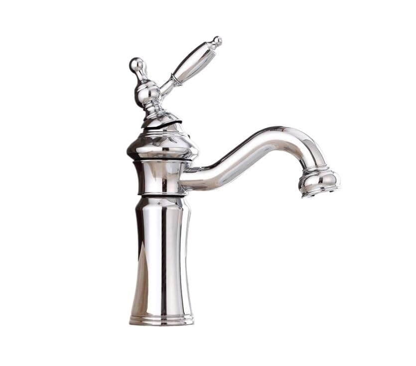 Robinet de lavabo de salle de bains mitigeur or rose laiton mitigeur eau chaude froide