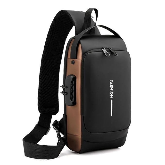 Stylish Sling Bag for Men Crossbody Backpack with USB Port Anti-Theft Chest Pack for Women Travel Shoulder Pouch Water-Resistant Casual Messenger Daypack Toy Review India (Iknoor World )