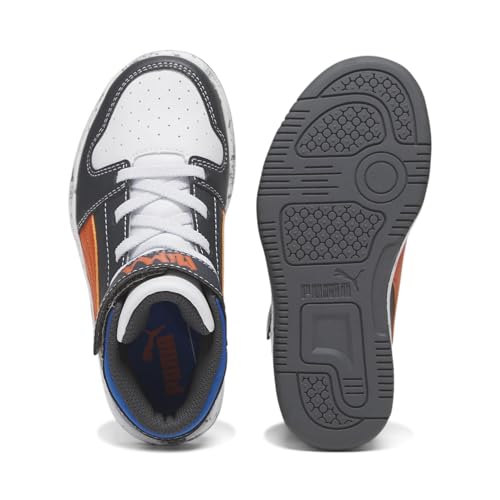 PUMA Rebound Layup Synthetic Leather Street Ball Hook and Loop (Little Kid)2