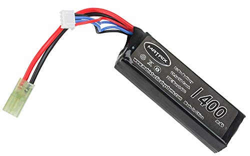 Evike Matrix High Performance 11.1V Brick Type Airsoft RC LiPo Battery (Config: 1400mAh / 20C / Small Tamiya)