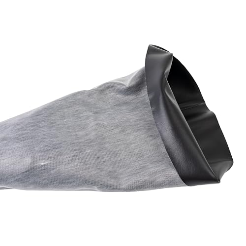 MIVOS Fugenfüller Beutel - Profi Mörtelbeutel mit Spitze - Metallspitze - reißfester Fugenbeutel - Austauschbare Spitzen - Wasserdicht - Wiederverwendbar - grau