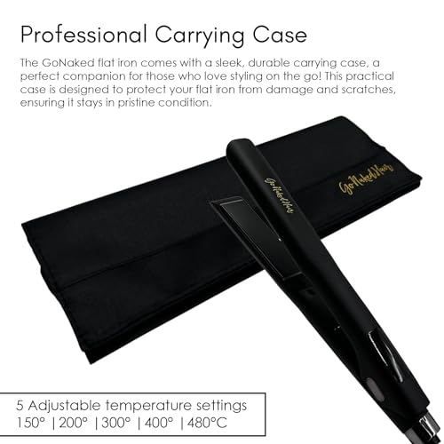 Plancha de Pelo de Titanio GoNaked Profesional miniatura 5