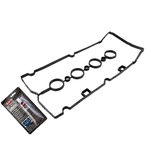 Image of VS50779R Engine Valve Cover Gasket & Gasket Maker 3.4oz Compatible with 2007-2020 Chevy Aveo Aveo5 Cruze Sonic Trax Pontiac G3 G3 Wave Saturn Astra 1.6L 1.8L 55354237 VS50656 713816600