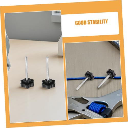 Boutons de Serrage Étoile COLLBATH Coussinets Antivibrations et Vis Déambulateur - 4