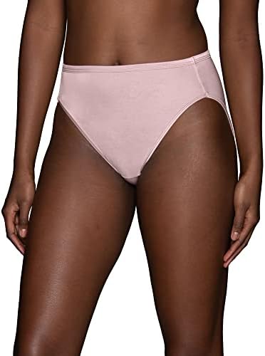 Vanity Fair Damen Illumination Hi Cut Höschen, Seidiger Stretch und Satinbesatz Unterhose, sprudelnd, X-Groß