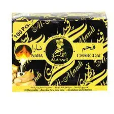 al-afandi Brand Magic Coal for sheesha (1 Box Pack 10 roll) (Size 35mm) Best Coal.