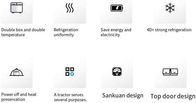 Chest Freezer 9.1 Cu.ft Double Door Deep Freezers with Removable Baskets,with 7 Temperature Settings, Perfect for Homes, Garages, Basements, RVs, White
