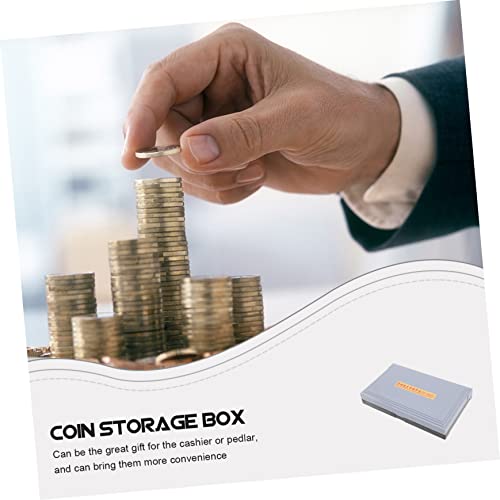 Caja organizadora multi-cuadrícula para monedas de plástico miniatura 4