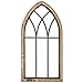 Hobby Lobby Brown Frame and Black Metal Rustic Cathedral Arch Wood Wall Decor Perfect for Weddings