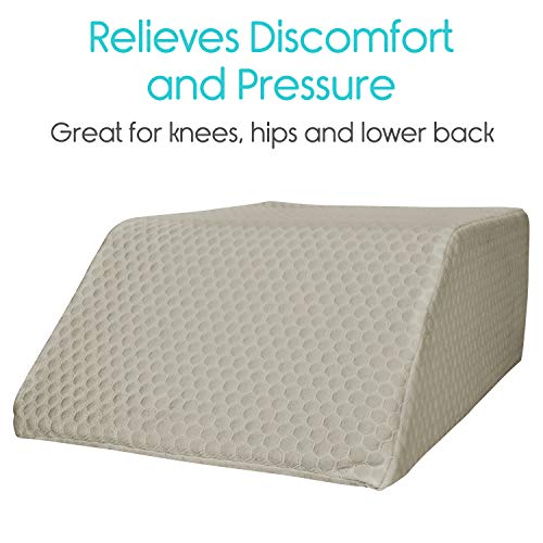 Xtra-Comfort Leg Elevation Pillow For Sleeping, Swelling, Post Surgery - Memory Foam Bed Wedge Pillow- Support Cushion For Pregnancy, Leg, Foot Rest #TOP7