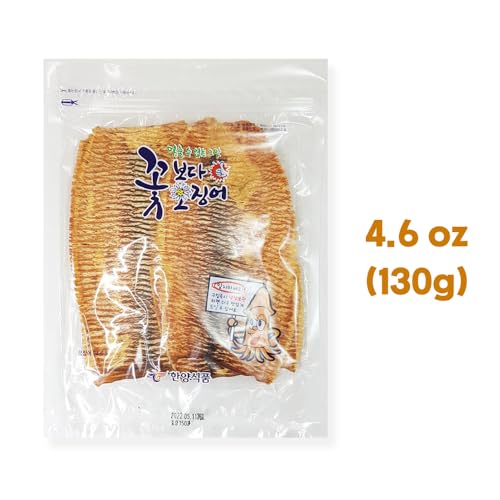 K-Herb Dried Squid – Korean Squid Flavorful Grilled Soft Butter Korean Dried Squid (Dried Squid Soft (4.6 oz))