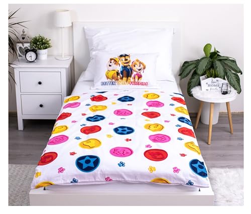 Miniatura 3 de Juego De Ropa De Cama Paw Patrol Para Niños Pequeños, Juego De Funda Nórdica 100x135 Y Funda De Almohada 40x60 De Algodón Para Niñas Y Niños, Öko-Tex