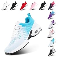 Hitmars Turnschuhe Damen Sportschuhe Sneaker Laufschuhe Tennisschuhe Fitnessschuhe Joggingschuhe Running-Schuhe Leichte Atmungsaktiv Blau EU 39