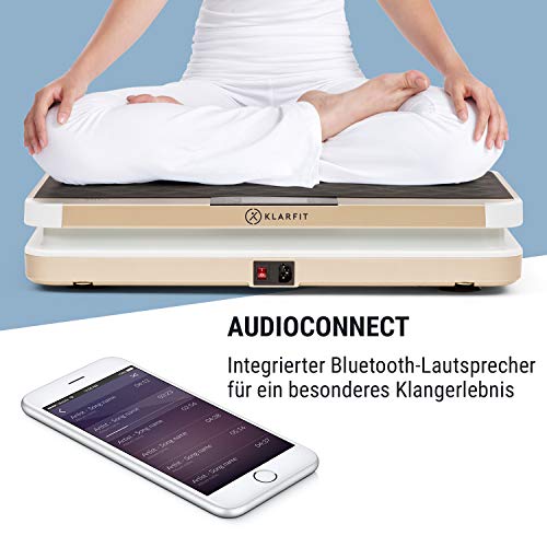 Klarfit Vibe VX - Vibrationsplatte, 200 Watt, 3 Programme, 20 Geschwindigkeiten, integrierten Bluetooth-Lautsprecher… – Bild 4