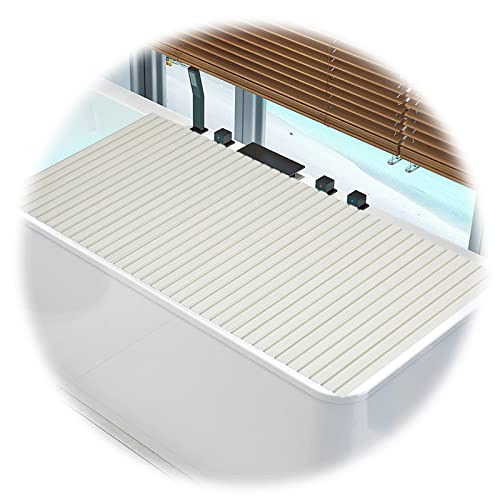 Couverture de bain isolante pliante et plateau de baignoire ergonomique pour économie d'énergie