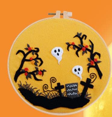 Kits De Punto De Cruz Con Estampado De Halloween – Kits De