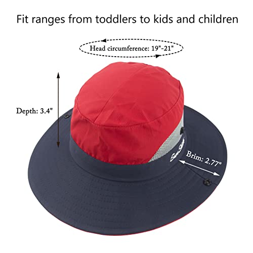 Kids Girl Summer Sun Hat Wide Brim Outdoor UV Protection Hats Foldable Ponytail Beach Bucket Cap3