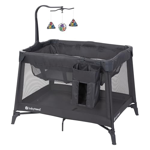 Baby Trend Sol Nursery Center® Playard, Dash Grey