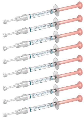 Opalescence 20% with PF Whitening Whitening Refill Kit (8 Syringes) Carbamide Peroxide. Made by Ultradent, in Melon Flavor. Tooth Whitening Refill Syringes - B-5401-4
