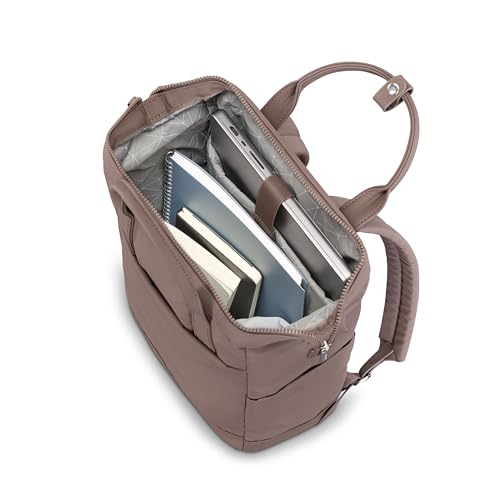 Samsonite Better Than Basics Convertible Backpack - Dual Carrying Options - Doctor-Bag Style Opening With Concealed Front Zipper - StackIt™ Strap Designed For Luggage Trolley - CHOCOLATE MAUVE - image 2