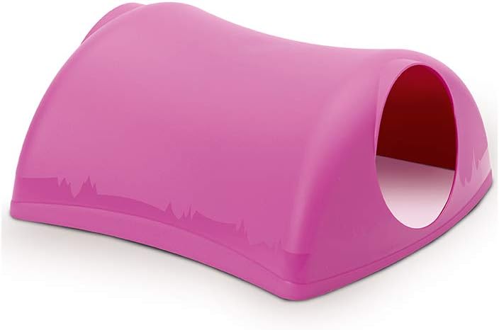Critter Hollow Igloo Hidaway Home for Guinea Pigs, Chinchillas, Rats and Other Small Animals (Pink, 1 Pack)