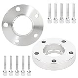 ECCPP 2PCS 30mm 5 Lug Wheel Spacers 5x120mm to 5x120mm for E36 E46 E60 Wheel Spacers E61 E62 E90 E91 Wheel Spacers with 12x1.5 Studs