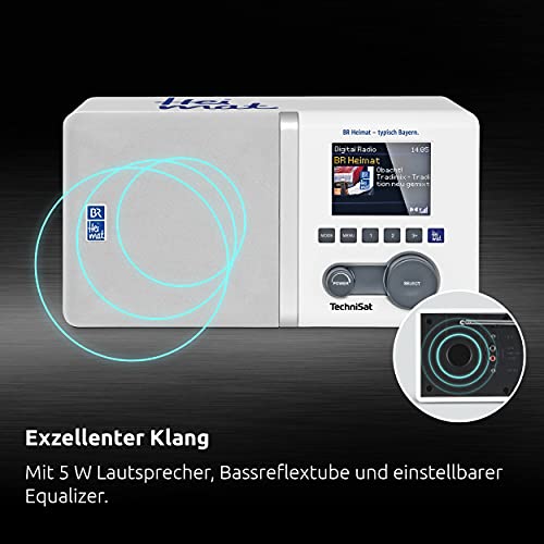 TechniSat Digitale radio 300 BR Heimat Edition DAB Radio (DAB+, FM, BR Heimat directe keuzetoets, Equalizer… - Image 6