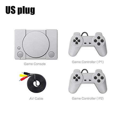 Owlhouse Classic Game Console, Home 8-bit PS1 Game Console, Retro Mini Game Console, Built-in 620 Classic Games, Neutral Game Console