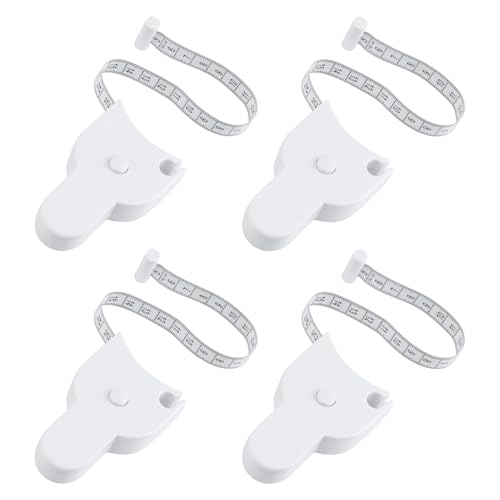 Set de 4 cintas métricas retráctiles para medir cuerpo miniatura 7