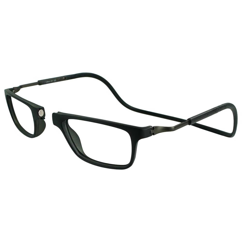 Clic Blue Light Blocking Magnetic Reading Glasses by Slastik, Soft Foldable Band, Adj Temple Computer Readers, Bodo (XL-XXL)