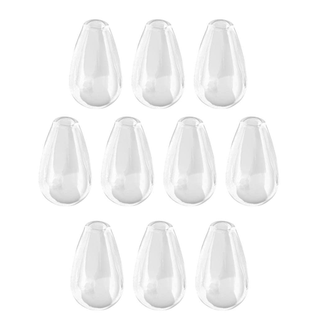 CLUB BOLLYWOOD 10 Pieces Clear Glass Bottle Wish Charm Pendant Diy Jewelry Making 20 X 12Mm | Crafts | Beads & Jewelry Making | Charms & Pendants | Charms & Pendants