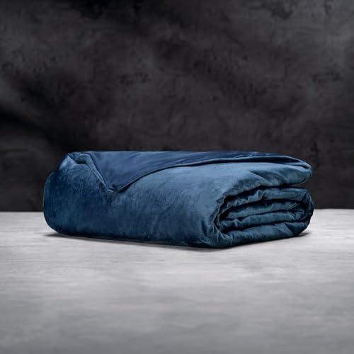 LUXOME Premium Adult Weighted Blanket | Includes Removable Cool &