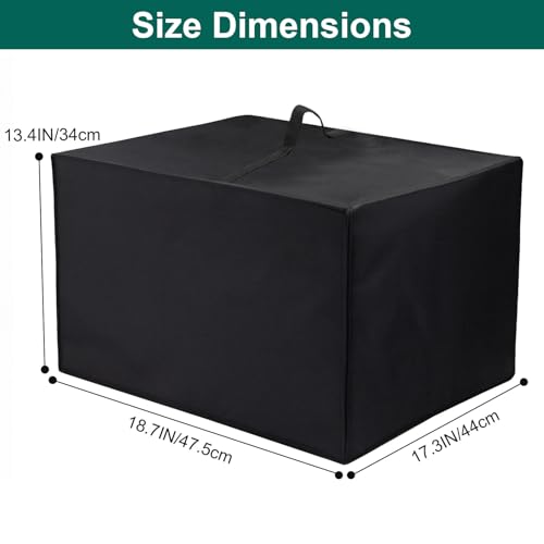 Image of Toaster Oven Air Fryer Cover, Heat-Resistant Waterproof Dust-proof Kitchen Appliance Covers Compatible with Ninja DCT401 DCT451 DCT501 DCT651 DCT402BK Smart Double Oven