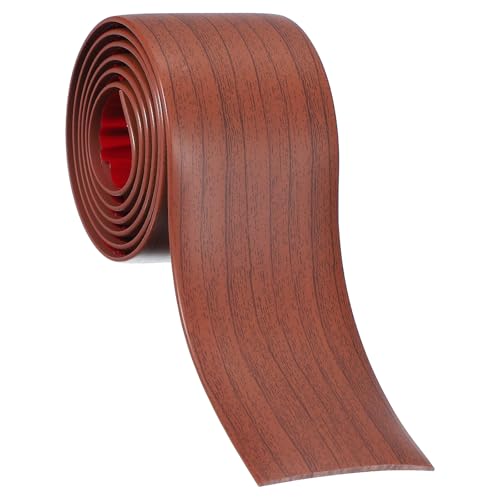 Profil de transition autocollant PATIKIL 5,1 cm couvre-joint de sol souple effet noyer