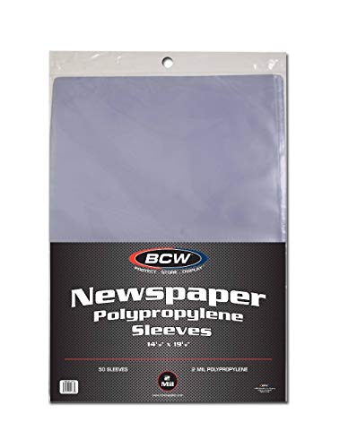 Journal manches BCW 14 x 19 évite les plis et déchirures des journaux