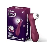 Satisfyer Pro 2 Generation 3 (Bluetooth Version) with Liquid Air Vibrator Sex Toy | Adult Toys for Women | Sucking Clitoral Stimulator | Vibrating Sexual Pleasure Device | Vibrators (Wine Red)