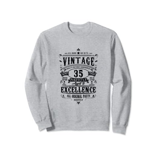 Retro 35 cumpleaños para mujer niña edad 35 años 1987 Sudadera