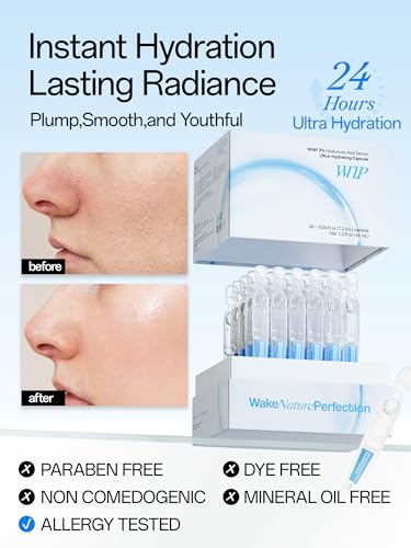WNP Hyaluronic Acid Serum 3% for Face with 4D Multi-Layer Hydration | Ultra Hydrating Anti-Aging Serum | Moisturizer for Dry & Sensitive Skin | Pre-Makeup Skincare | Single-Use Vials 30PCS - Image 3