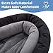 Pro Goleem Breathable 3-in-1 Infant Car Seat Head Support, Soft Infant Car Seat Insert, Carseat Cushion for Toddler, Perfect for Car Seat, Strollers, Swings, Carrier, Bouncer, Black and Grey