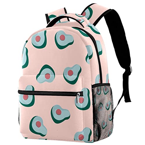 Sac à dos de voyage enfant pour le campus et les sorties, modèle noir et grenouilles blanches