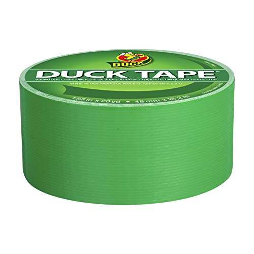 Duck Brand 1304968 Color Duct Tape, Single Roll, Green #TOP1