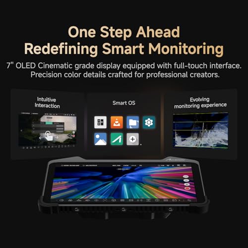 Image of Accsoon CineView M7 7 inch Camera Field Monitor 1000nit 1920x1080 FHD IPS Touch Screen with 3D LUT 4K HDMI&SDI in /Out