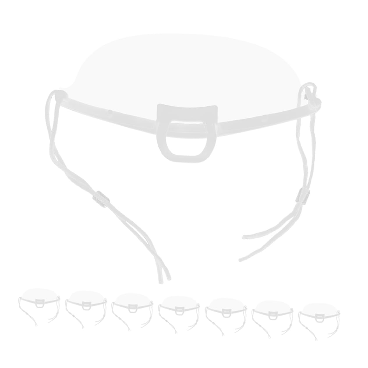 OSALADI 8pcs Chef Food Service Reusable Anti- for Restaurants Washable Face Masks Bulk Pack