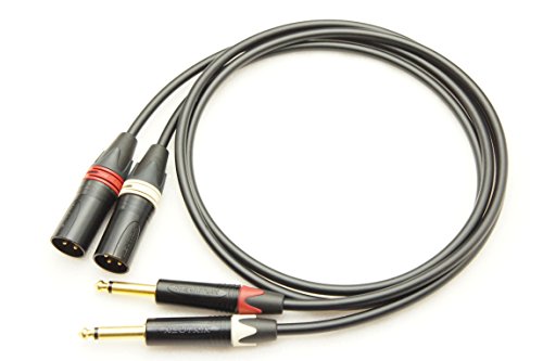 CANARE �J�i�� L-4E6S XLR(�I�X)-TS(���m�����t�H��)2�{�y�A�ϊ��P�[�u�� (0.5m)
