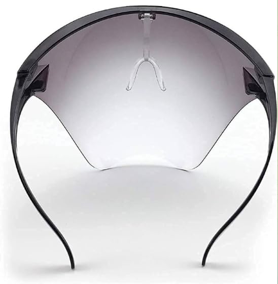Image of Full Cover Face Visor Protective Glasses Multicolor Mirror Shield Sunglasses Anti-Fog Face Shield UV Protection Safety Protective Eyewear for Men & Women, Outdoor Riding, Dust & Wind Protection
