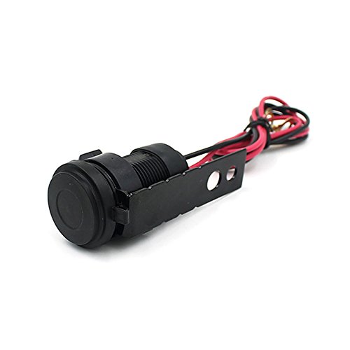 Black Plastic Waterproof Motorcycle Usb Charger 5V 2.1A Usb Power